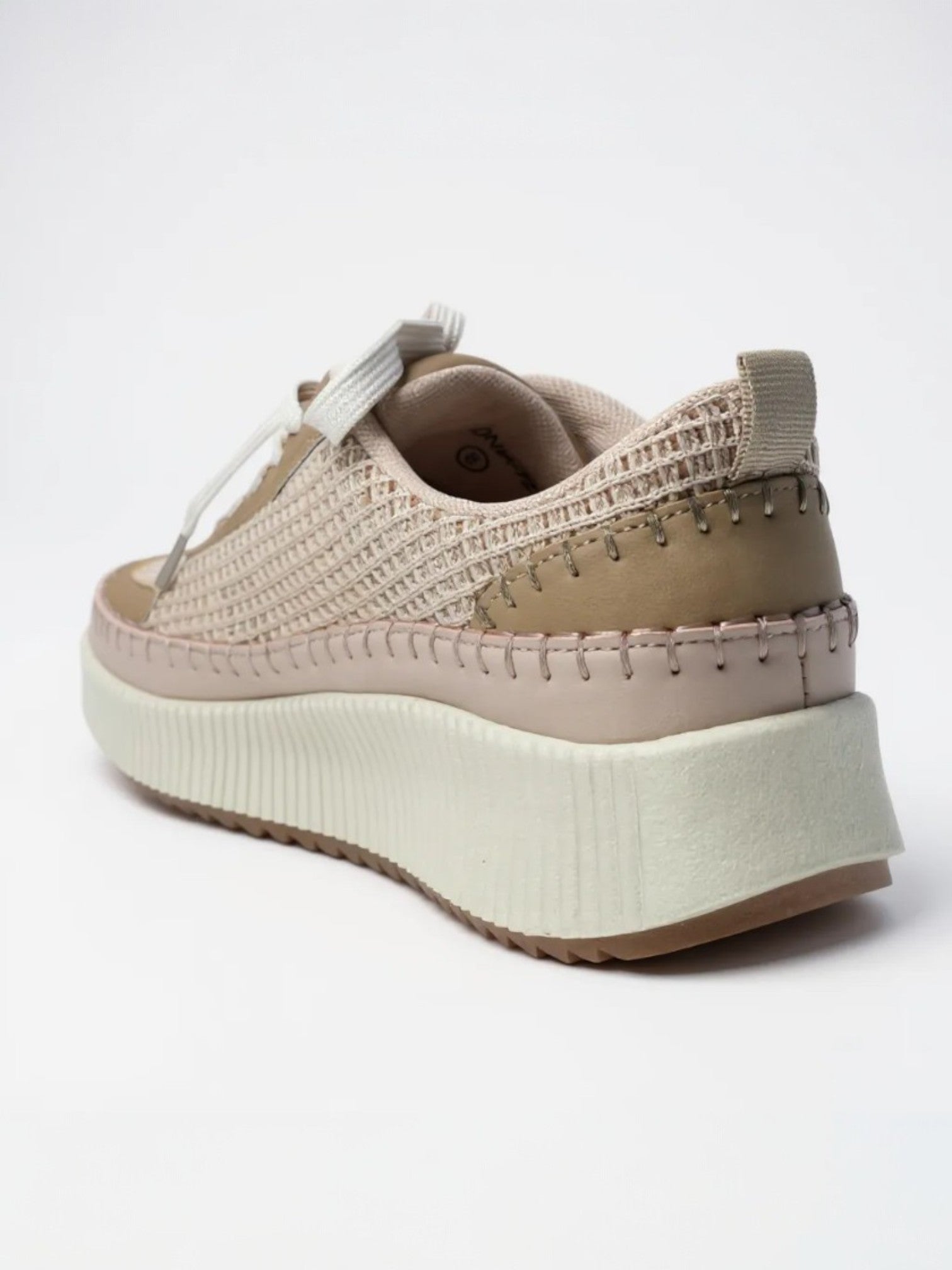 Women Sporty Lace Up Comfort Platform Low Top Sneaker