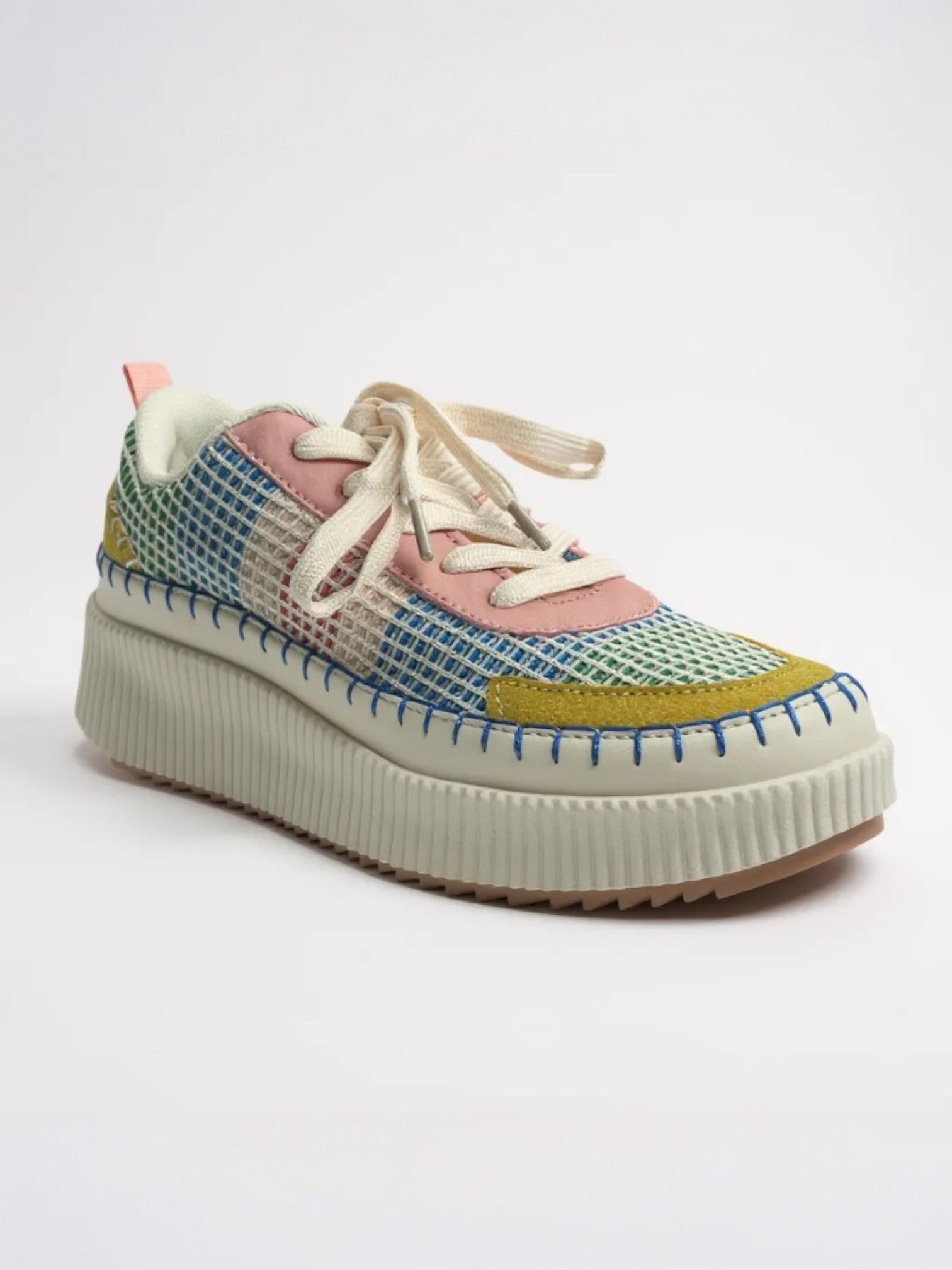 Women Sporty Lace Up Comfort Platform Low Top Sneaker