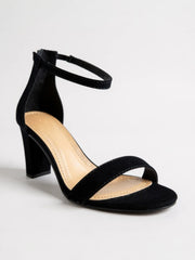 Women's Fashion Open Toe Ankle Strap w/Back Zipper Dressy High Heel Sandal