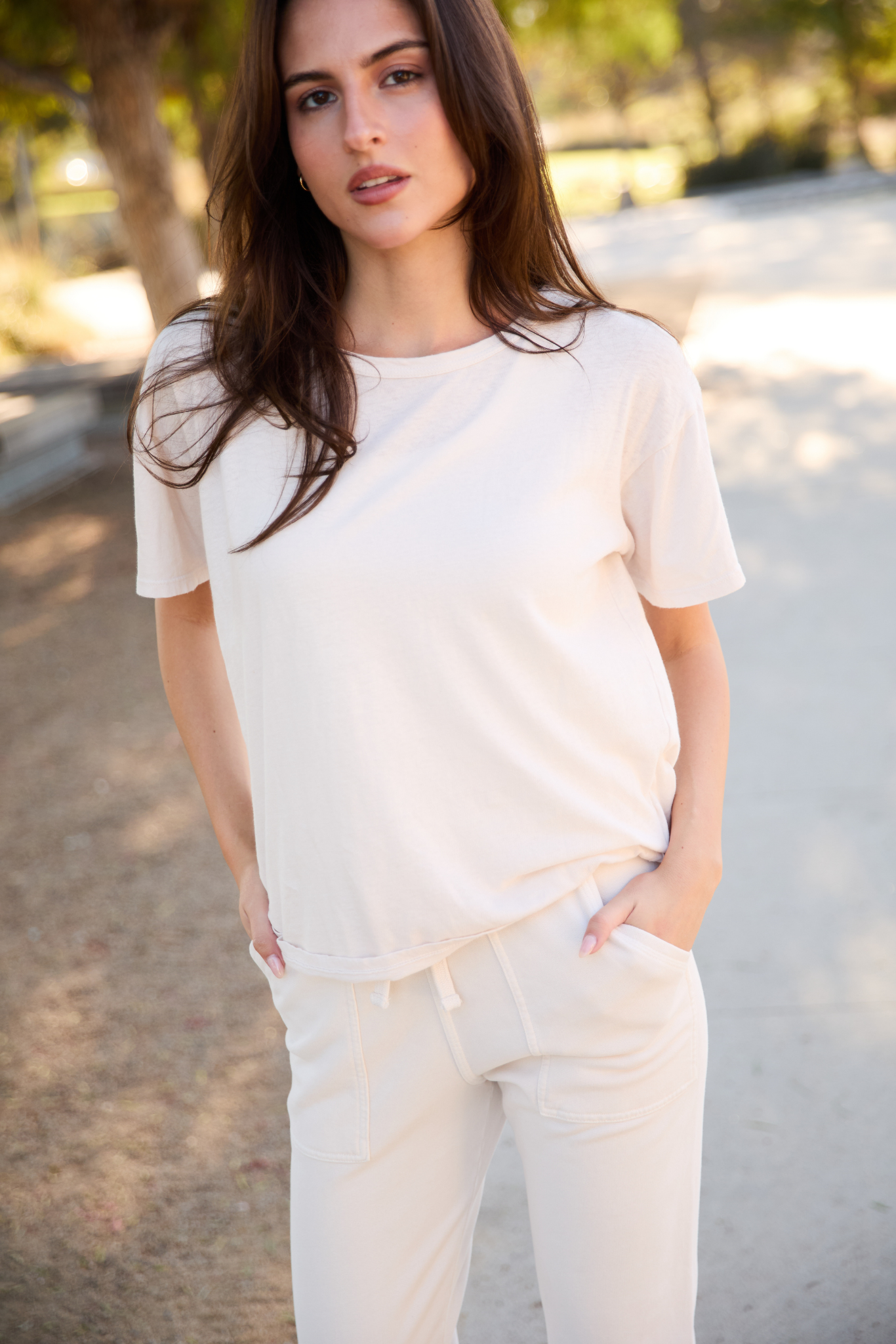 Casual crewneck short-sleeve top "Arden Tee"